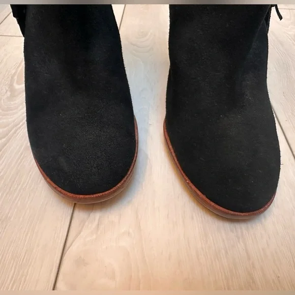 COACH Tamsin Black Suede Booties, Size 10 never worn - Picture 6 of 10